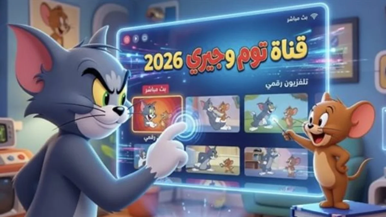 تردد قناة توم وجيري الجديد على القمر الصناعي نايل سات لعام 2026